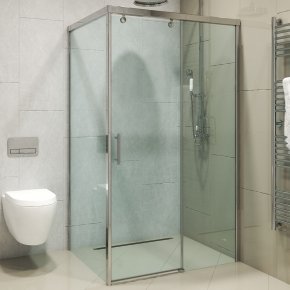 SLIDE SQUARE GK-863A хром блестящий стекло бесцветное