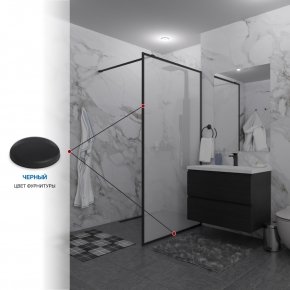 Инфографика 4 SHOWER GLASS GK-24-10мм черный матовый стекло матовое толщина 10_0