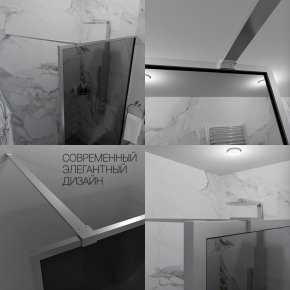 Инфографика 5 SHOWER GLASS GK-24-10мм хром блестящий стекло графитовое толщина 10_0