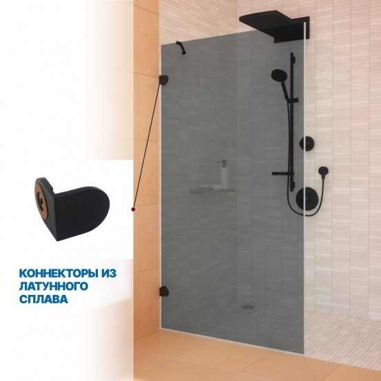Инфографика 3 LUX DOOR GK-001N черный матовый стекло графитовое толщина 8_0