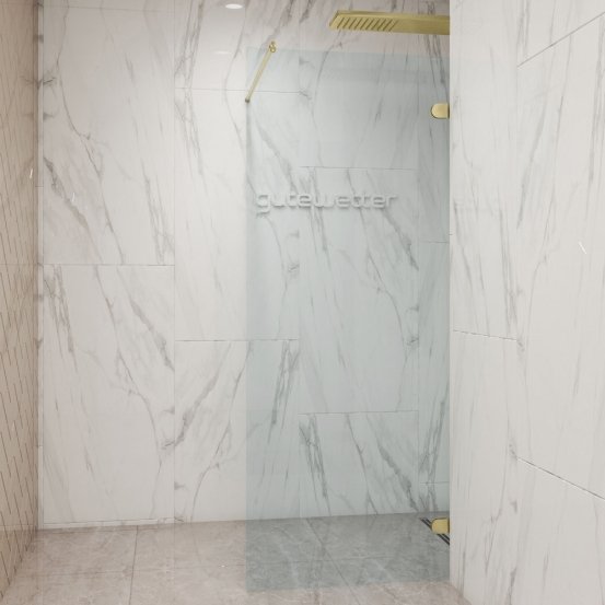 LUX DOOR GK-001NITL-2522 золотой металлик стекло выбеленное