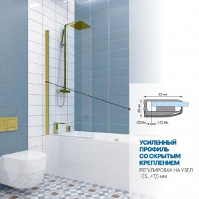 Инфографика 3 LUX PEARL GV-601ASQ золотой металлик стекло бесцветное
