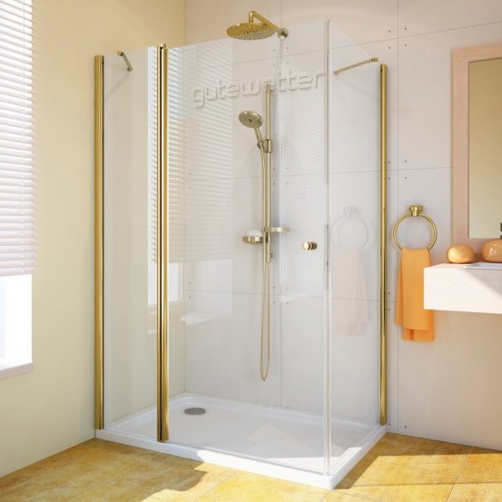 LUX RECTAN GK-603 золотой металлик стекло выбеленное