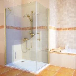 Душевой уголок LUX RECTAN GK-602-CH02
