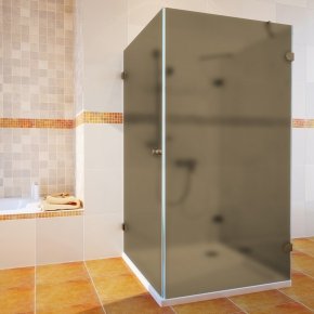 LUX SQUARE GK-003C бронзовый стекло бронзовое матовое левое открывание двери