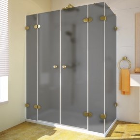LUX RECTAN GK-005B золотой металлик стекло графитовое матовое