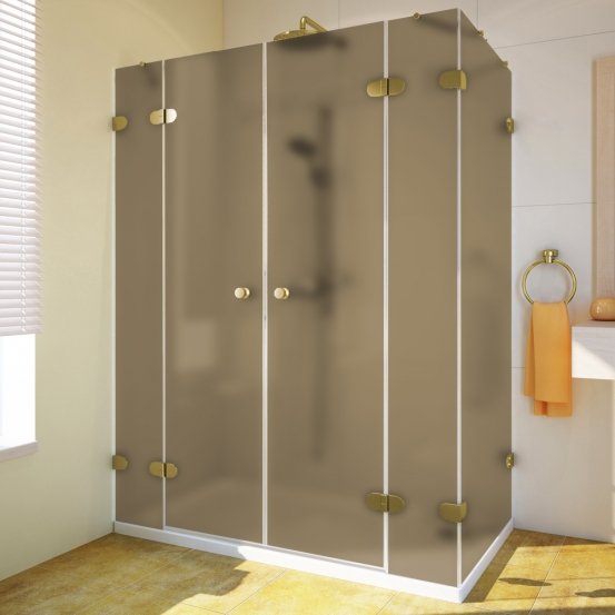 LUX RECTAN GK-005B золотой металлик стекло бронзовое матовое