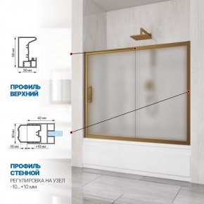 Инфографика 3 KÜBELE DE019P2 бронзовый стекло матовое