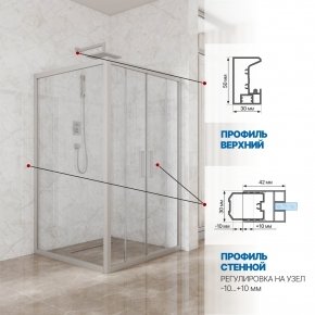 Инфографика 3 KÜBELE DE019S4 хром матовый стекло бесцветное