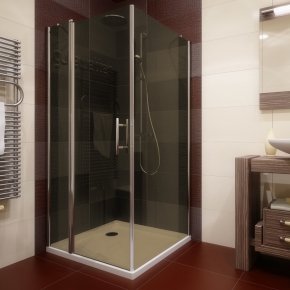 Душевой уголок LUX SQUARE GK-603-CH02