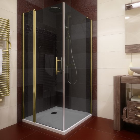 LUX SQUARE GK-603-CH02 золотой металлик стекло графитовое