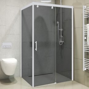 SLIDE RECTAN GK-863A белый матовый стекло графитовое