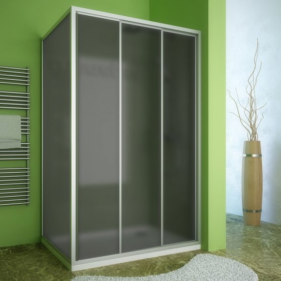 PRACTIC RECTAN GK-403 хром матовый стекло графитовое матовое