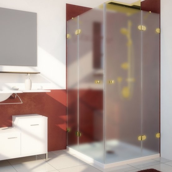LUX SQUARE GK-004 золотой металлик стекло матовое