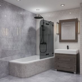 TREND PEARL GV-862BN черный матовый стекло графитовое