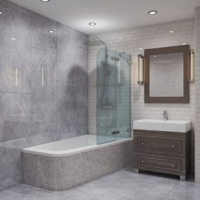 TREND PEARL GV-862BN хром матовый стекло матовое