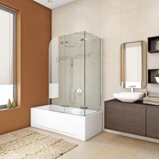 TREND PEARL GV-863CP хром матовый стекло бесцветное