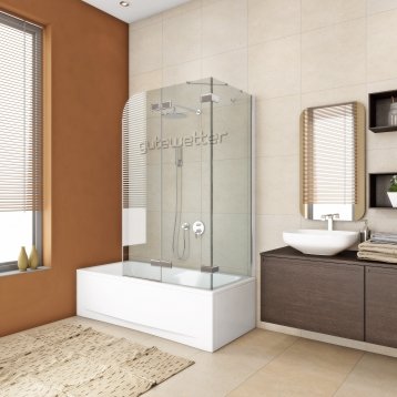 TREND PEARL GV-863CP хром матовый стекло бесцветное