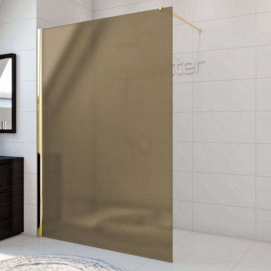 TREND DOOR GK-861NAPITL золотой металлик стекло бронзовое матовое