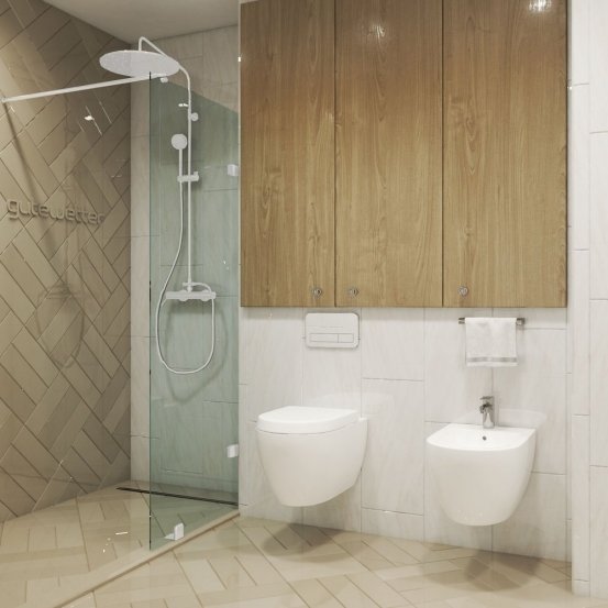 TREND DOOR GK-861NBITL-2722 белый матовый стекло бесцветное