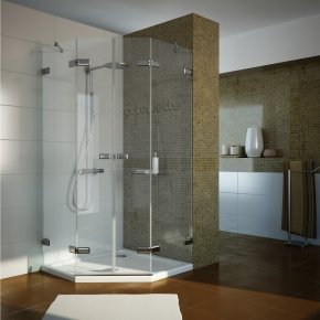 TREND GK-864F хром блестящий стекло выбеленное