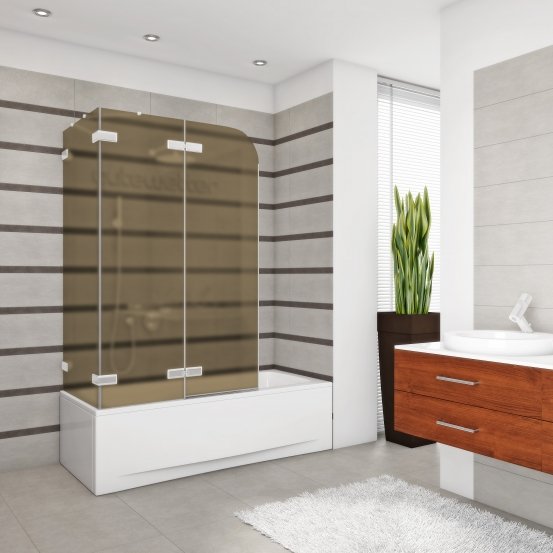 TREND PEARL GV-863C белый матовый стекло бронзовое матовое
