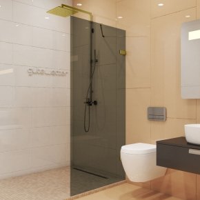 TREND DOOR GK-861NA золотой гальванический стекло бронзовое