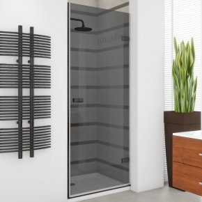 TREND DOOR GK-861ONE черный матовый стекло графитовое