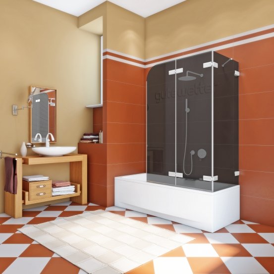 TREND PEARL GV-863B белый матовый стекло графитовое