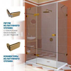 Инфографика 3 TREND RECTAN GK-863 золотой гальванический стекло выбеленное