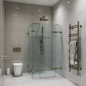TREND RECTAN GK-864B1 бронзовый стекло бесцветное