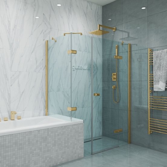 TREND RECTAN GK-864BVP золотой металлик стекло бесцветное