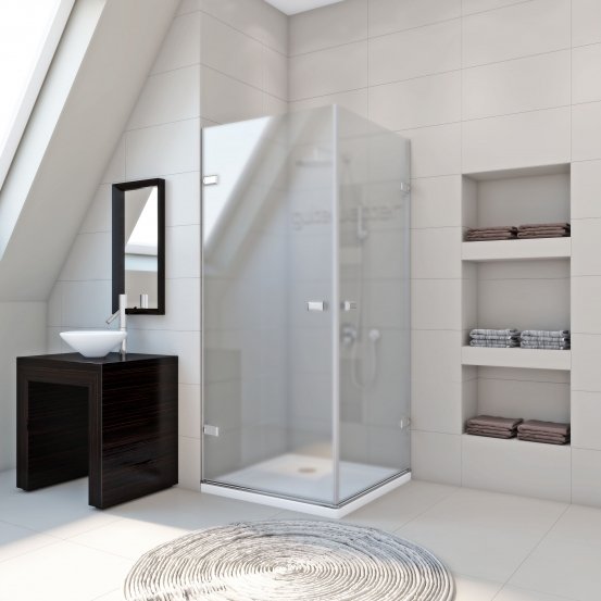 TREND SQUARE GK-862A хром матовый стекло матовое
