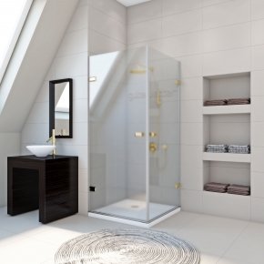 TREND SQUARE GK-862A золотой металлик стекло матовое