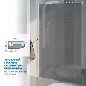 Инфографика 3 LUX DOOR GK-601N белый матовый стекло графитовое матовое