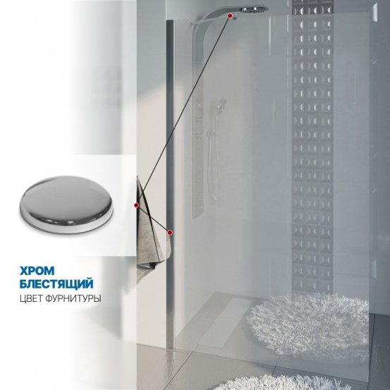 Инфографика 4 LUX DOOR GK-601N хром блестящий стекло выбеленное