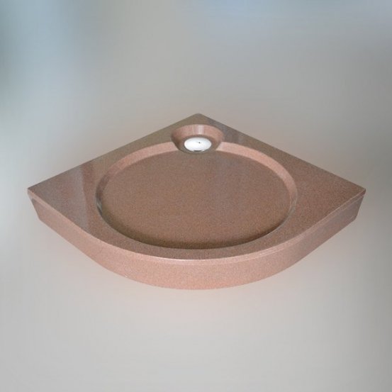 Поддон для душа GW Deluxe 90x90x16 R-Terracotta