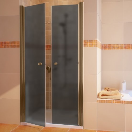 LUX DOOR GK-602 бронзовый стекло графитовое матовое