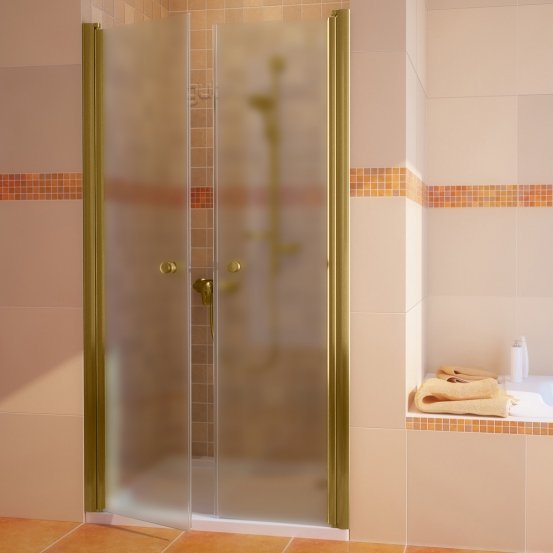 LUX DOOR GK-602 золотой металлик стекло матовое