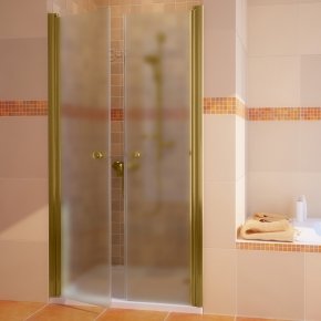 LUX DOOR GK-602 золотой металлик стекло матовое