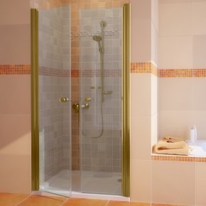 LUX DOOR GK-602 золотой металлик стекло выбеленное