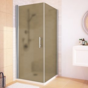 LUX RECTAN GK-601-CH02 хром матовый стекло бронзовое матовое