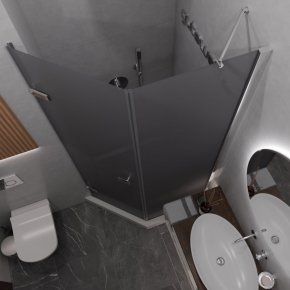 Дверь в душевую нишу TREND DOOR GK-862BGP135