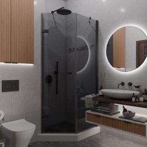 TREND DOOR GK-862BGP135 черный матовый стекло графитовое #1