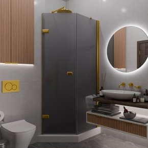 TREND DOOR GK-862BGP135 золотой металлик стекло графитовое матовое #1