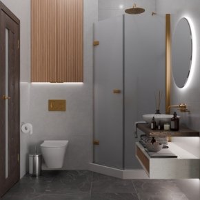 TREND DOOR GK-862BGP135 бронзовый стекло матовое #4
