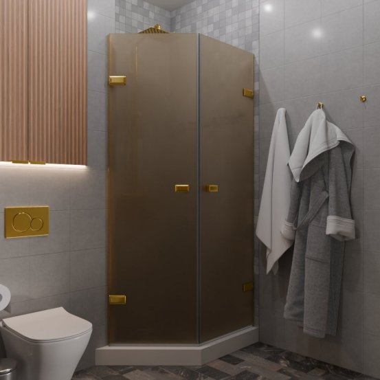 TREND DOOR GK-862G135C золотой гальванический стекло бронзовое матовое #1