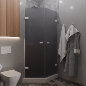 TREND DOOR GK-862G135C белый матовый стекло графитовое матовое #1