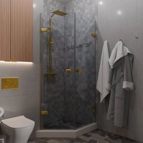 TREND DOOR GK-862G135C золотой гальванический стекло бесцветное #1