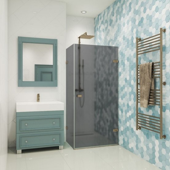 TREND RECTAN GK-882GC-2722 бронзовый стекло графитовое матовое